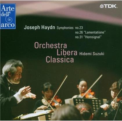 Suzuki Hidemi /Orchestra Libera Classica & Joseph Haydn (1732-1809) - Sinfonie Nr23, Nr26 Lamentatio