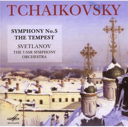 Svetlanov Evgeny / So Ussr & Peter Iljitsch Tschaikowsky (1840-1893) - Sinfonie Nr5, Sturm Op76
