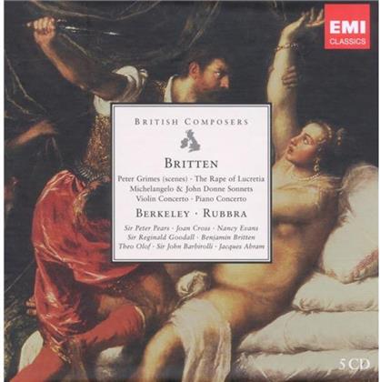 Goodall / Various & Britten / Berkeley / Rubbra - British Composers (5 CDs)