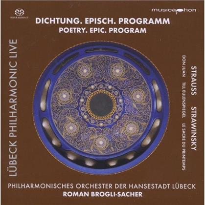 Roman Brogli-Sacher & Strauss/Strawinsky - Dichtung / Episch / Programm