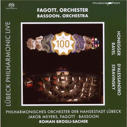 Roman Brogli-Sacher & Honegger / Ravel / Strawinsky - Fagott / Orchester