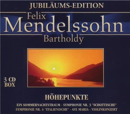 --- & Felix Mendelssohn-Bartholdy (1809-1847) - Höhepunkte (Anniversary Edition, 3 CDs)