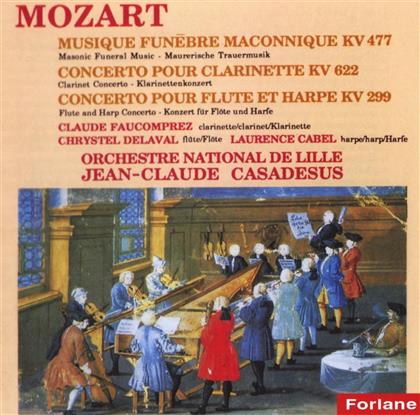 Orchestre National de Lille & Wolfgang Amadeus Mozart (1756-1791) - Concertos Musique Maconnique