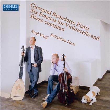 Hess / Wolf & Giovanni Benedetto Platti (1697-1763) - Sonaten Für Cello