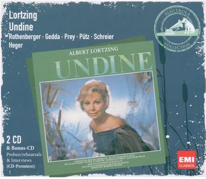 Rothenberger Anneliese /Gedda/Prey/Heger & Albert Lortzing (1801-1875) - Undine (M. Bonus-Cd) (3 CDs)