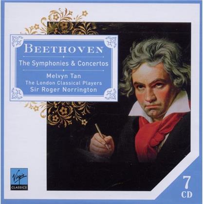 Norrington Roger / Tan / Lcp & Ludwig van Beethoven (1770-1827) - Symphonies & Concertos (7 CDs)