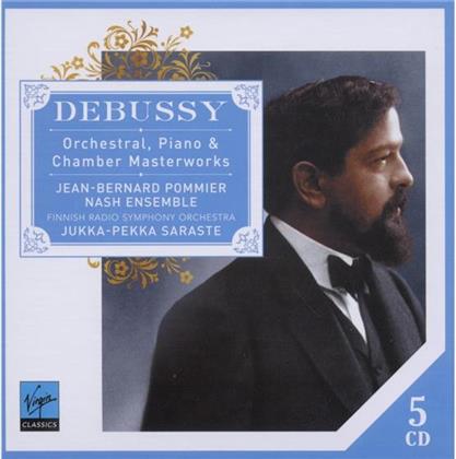 Pommier / Saraste / Various & Claude Debussy (1862-1918) - Piano, Chamber, Orchestral Works (5 CDs)