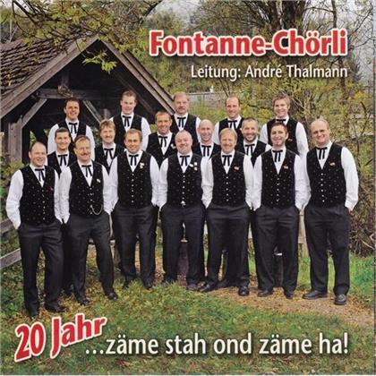Fontanne-Chörli - Zäme Stah Ond Zäme Ha! 20 Jahre