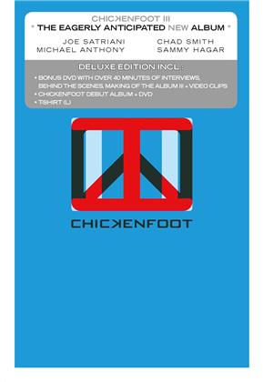 Chickenfoot - III - Deluxe Edition - T-Shirt (2 CDs + 2 DVDs)