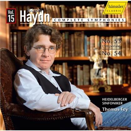 Fey Thomas / Heidelberger Sinfoniker & Joseph Haydn (1732-1809) - Complete Symphonies Vol. 15