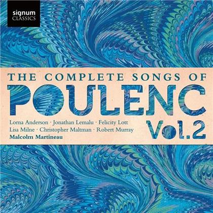 Martineau / Anderson / Lemalu / & Francis Poulenc (1899-1963) - Complete Songs Vol. 2