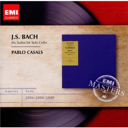 Pablo Casals (1876 - 1973) & Johann Sebastian Bach (1685-1750) - Cellosuiten (2 CDs)