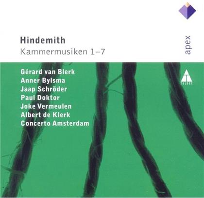 Von Blerk,Gerard/ Bylsma,Anner & Paul Hindemith (1895-1963) - Kammermusiken 1-7 (2 CD)