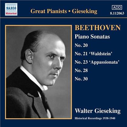 Walter Gieseking (1895-1956) & Ludwig van Beethoven (1770-1827) - Klavierson Nr 20, 21, 23, 28 & 30