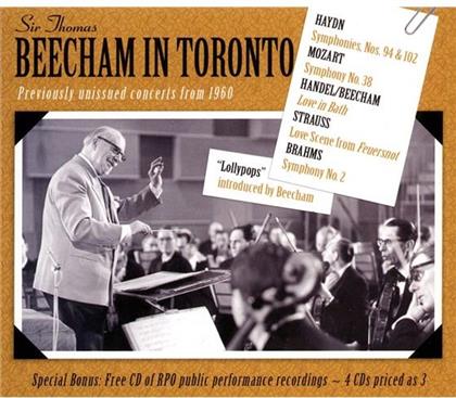 So Toronto, Sir Thomas Beecham & Divers Dirigent Beecham - Beecham In Toronto - Previousl (4 CDs)