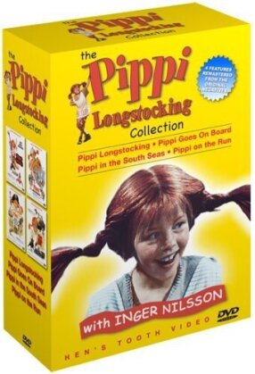 The Pippi Longstocking Collection - Pippi Longstocking / Pippi goes on Board / Pippi in the South Seas / Pippi on the Run (4 DVDs)