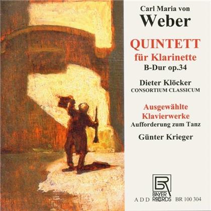 Dieter Klöcker & Carl Maria von Weber (1786-1826) - Quintett Fuer Klarinette Op34,
