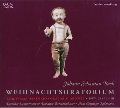 Dresdner Kammerchor, Dresdner Barockorchester, Johann Sebastian Bach (1685-1750) & Jagiello, Romberger, Ullmann, - Weihnachts-Oratorium Bwv248