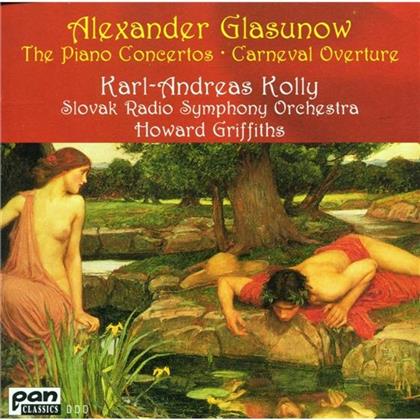 Kolly Karl-Andreas /Griffiths/Slovak Rso & Alexander Konstantinowitsch Glasunow (1865-1936) - Konzert Fuer Klavier Nr1-2, Carneval Ou.