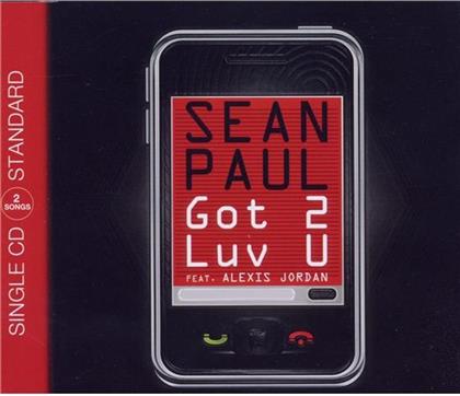 Paul Sean Feat. Alexis Jordan - Got 2 Luv U (2Track)