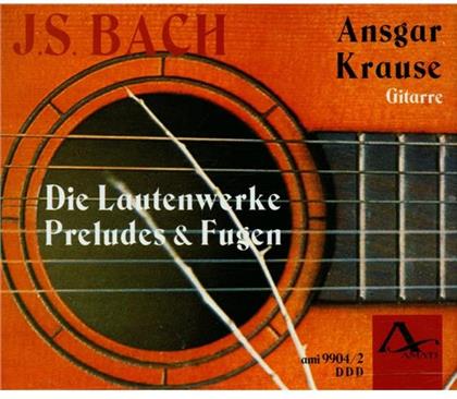 Ansgar Krause & Johann Sebastian Bach (1685-1750) - Lautenwerke - Preludes & Fugen (2 CDs)