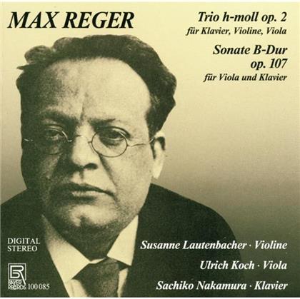 Lautenbacher Susanne / Koch / Nakamura & Max Reger (1873-1916) - Trio Op2, Sonate Fuer Bratsche B-Dur