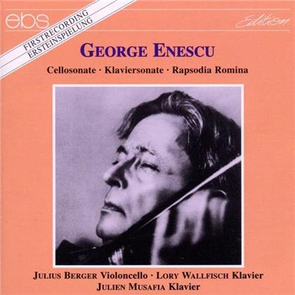 Berger / Wallfisch / Musafia & George Enescu (1881-1955) - Cellosonate / Klaviersonate / Rhaps.Rom.