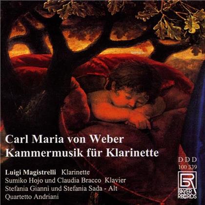 Magistrelli Luigi / Quarateto Andriani & Carl Maria von Weber (1786-1826) - Kammermusik Für Klarinette