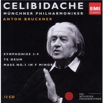 Celibidache Sergiu / Mp & Anton Bruckner (1824-1896) - Celibidache 2 : Sinfonien,Te Deu (12 CDs)