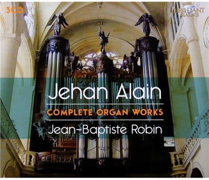 Jean-Baptiste Robin & Marie-Claire Alain - Complete Organ Works (3 CDs)