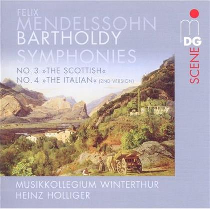 Holliger Heinz /Musikkollegium Winterthu & Felix Mendelssohn-Bartholdy (1809-1847) - Symphonies 3 & 4 (SACD)