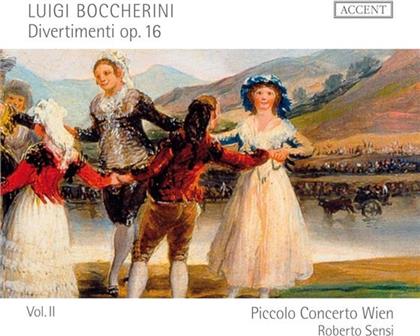 Sensi Robgerto / Piccolo Concerto Wien & Luigi Boccherini (1743-1805) - Divertimenti Op.16
