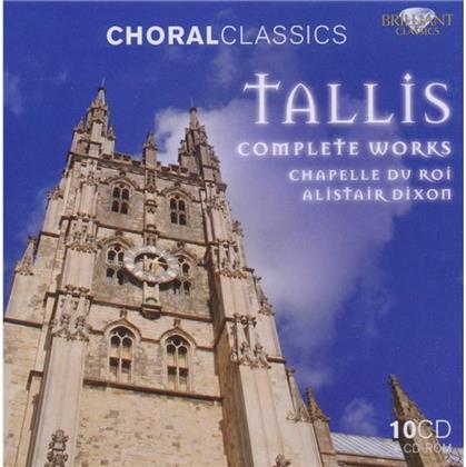 Chapelle Du Roi & Thomas Tallis (1505-1585) - Werke Komplett (10 CDs)