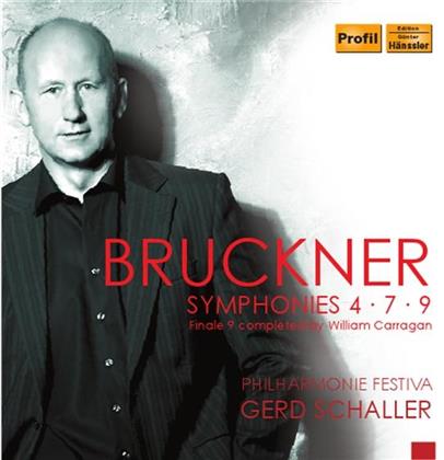 Gerd Schaller & Anton Bruckner (1824-1896) - Symphonies 4/7/9 (4 CDs)