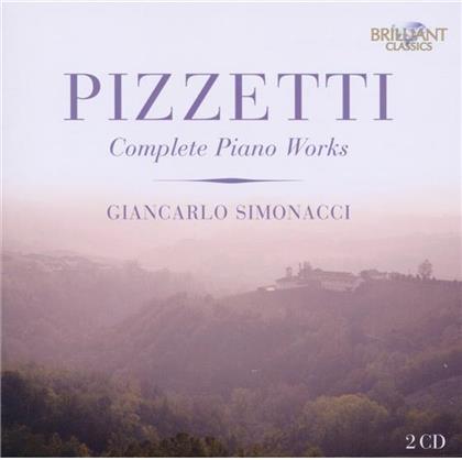 Giancarlo Simonacci & Pizzetti - Klavierwerke Komplett