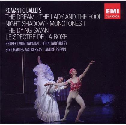André Previn (*1929), John Lanchbery, Herbert von Karajan & Sir Charles Mackerras - Romantic Ballets - The Dream - The Lady And The Fool - Night Shadow - Monotones 1 - The Dying Swan - Le Pectre De La Rose (2 CDs)
