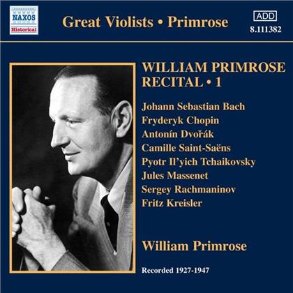 William Primrose & --- - Recital Vol 1 - 1927-1947