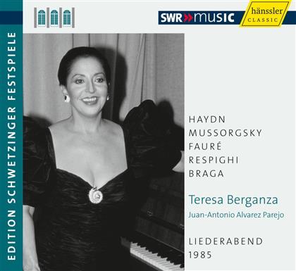 Berganza Teresa / Alvarez Parejo Juan-A. & Haydn / Mussorgsky / Fauré / Respighi - Liederabend 1985
