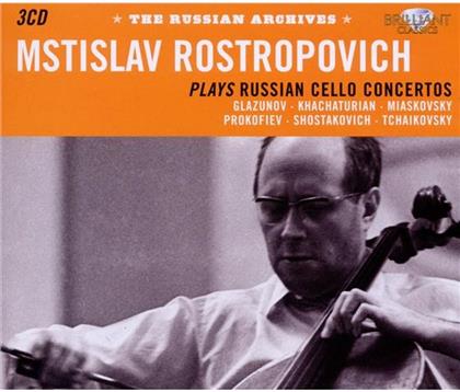 Mstislav Rostropovitsch & --- - Konzerte Für Cello (3 CDs)