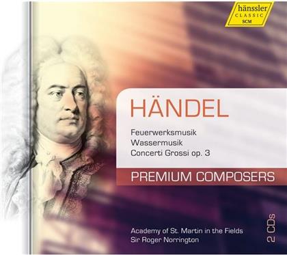Academy of St Martin in the Fields & Georg Friedrich Händel (1685-1759) - Feuerwerksmusik/ Wassermusik/ (2 CDs)