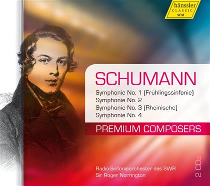 Radio Sinfonieorchester Stuttgart des SWR & Robert Schumann (1810-1856) - Symphonies Nos. 1-4 (2 CDs)