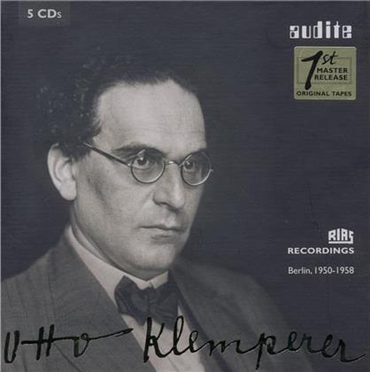 Klemperer Otto / Rias So Berlin, Ludwig van Beethoven (1770-1827), Wolfgang Amadeus Mozart (1756-1791), Gustav Mahler (1860-1911) & Hindemith - Sinfonien / Ouvertüre /Serenaden (5 CDs)
