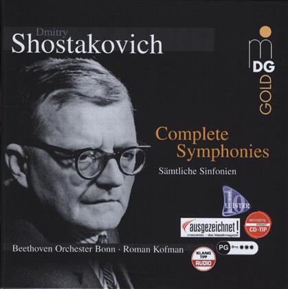 Beethoven Orchester Bonn & Dimitri Schostakowitsch (1906-1975) - Sämtliche Sinfonien (11 CDs)
