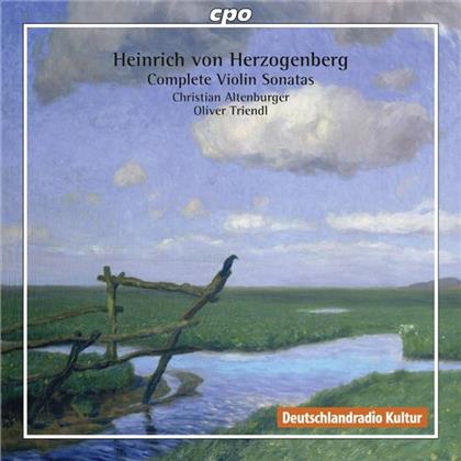 Triendl Olivier / Altenburger Christian & Heinrich von Herzogenberg (1843-1900) - Sonate Fuer Violine & Klavier 1-3 (2 CDs)