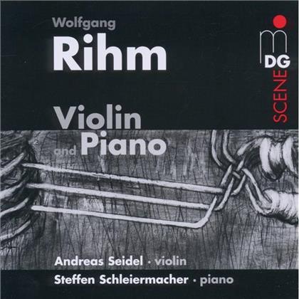 Seidel Andreas / Schleiermacher Steffen & Wolfgang Rihm (*1952) - Music For Violin And Piano