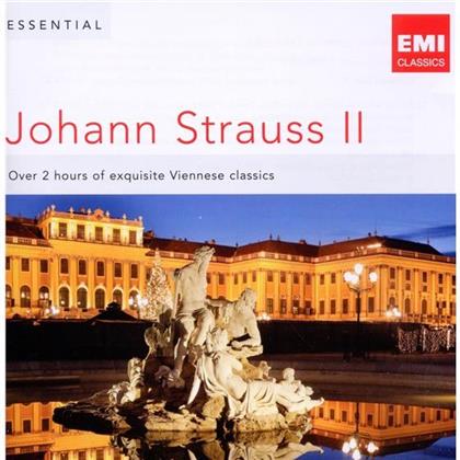 Willi Boskovsky, Nicolai Gedda, Fritz Wunderlich, Johann Strauss II (1825-1899) (Sohn) & Herbert von Karajan - Essential Johann Strauss II (2 CD)