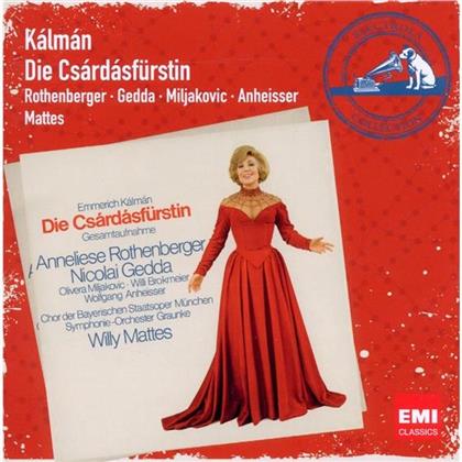 Rothenberger Anneliese / Gedda / Mattes & Emmerich Kálmán (1882-1953) - Csardasfuerstin (2 CDs)