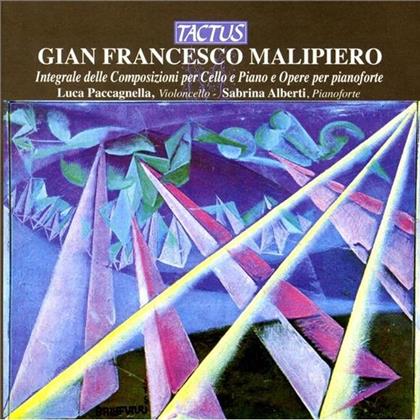 Paccagnella Luca / Alberti Sabrina & Gian Francesco Malipiero (1882-1973) - Integrale Delle Composizioni Cello&Piano