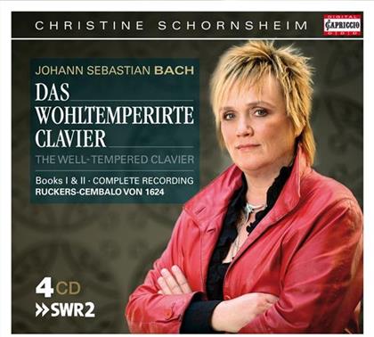 Christine Schornsheim & Johann Sebastian Bach (1685-1750) - Das Wohltemperierte Klavier 1 + 2 (4 CDs)