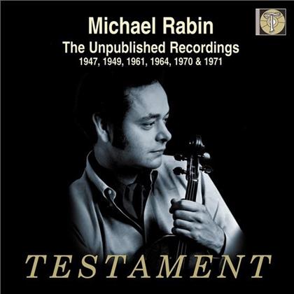 Michael Rabin & --- - Unbublished Recordings 1947,49,61,64,70 (3 CD)